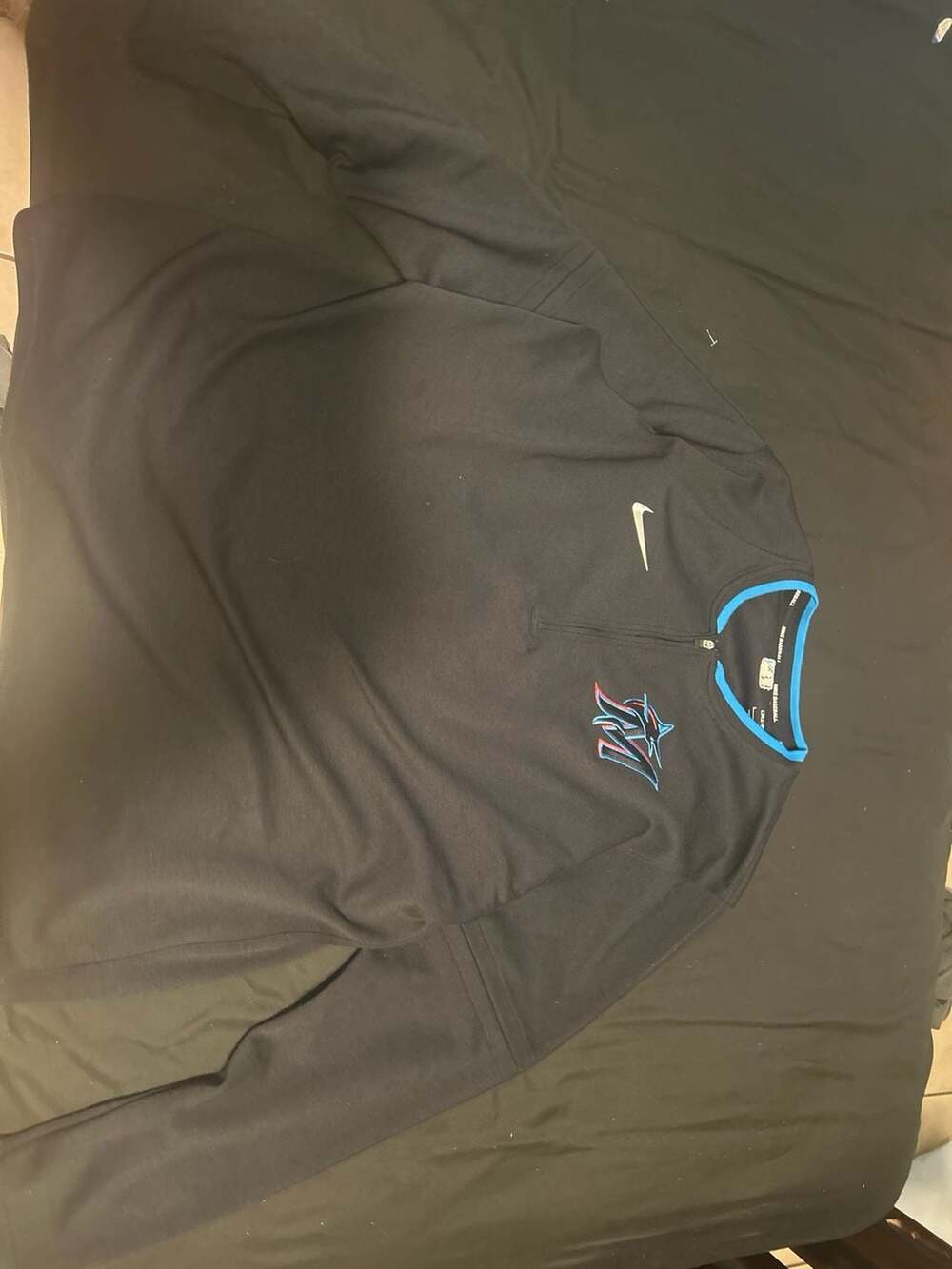Nike Miami Marlins Authentic Quarter-Zip